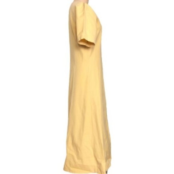 Vintage 90s maxi cotton button up A line dress with embroidery - Picture 5 of 13